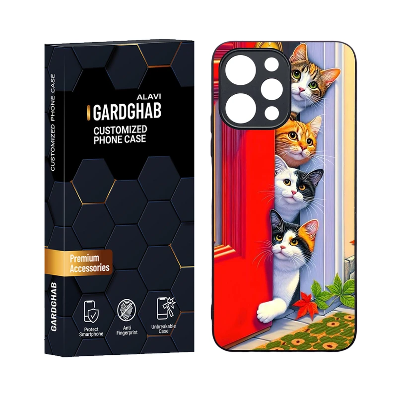 کاور گارد قاب علوی مدل دورژله ای فانتزی مناسب برای گوشی موبایل شیائومی Poco M6 pro 5G