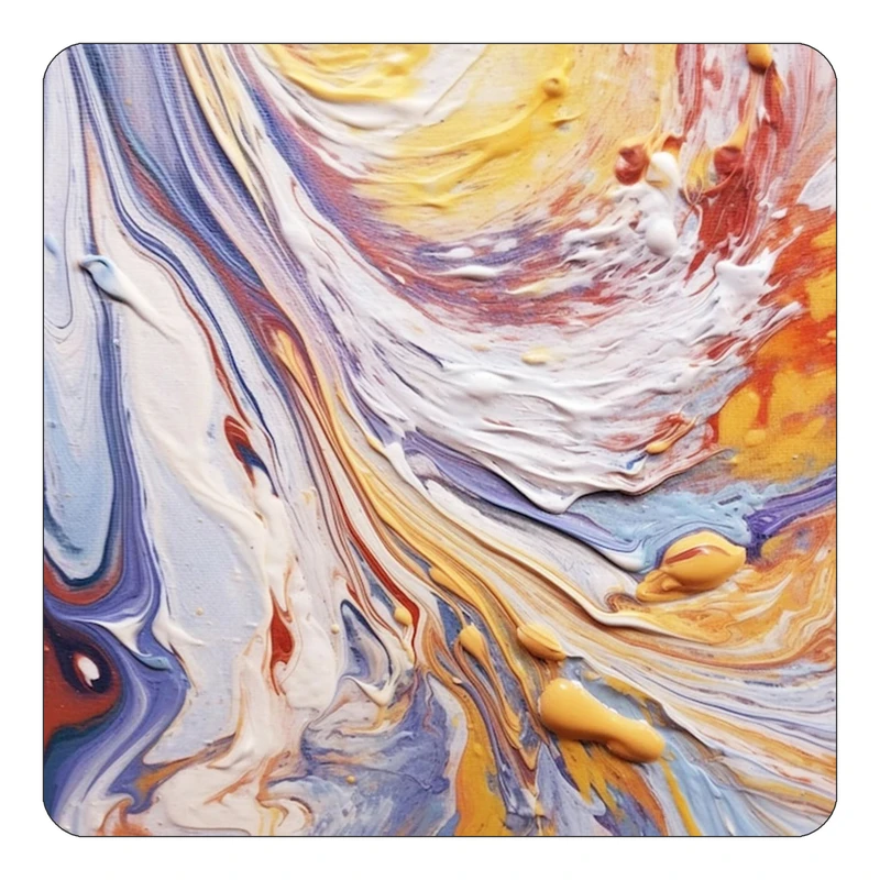 مگنت کاکتی طرح نقاشی رنگ روغن مدل mp70005