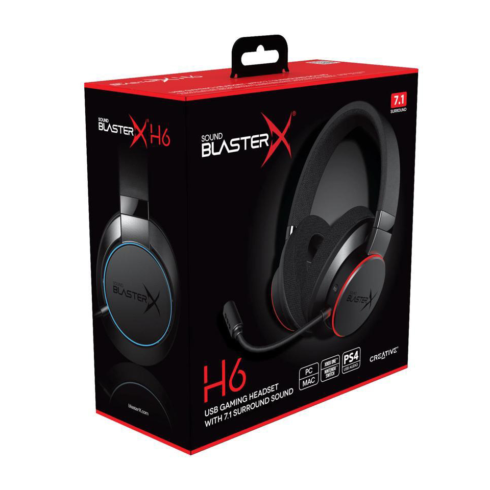 قیمت و خرید هدفون کریتیو مدل BLASTERX H6 قیمت و خرید هدفون کریتیو مدل BLASTERX H6