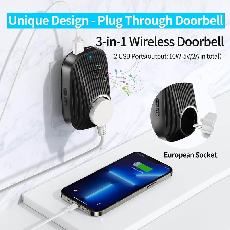 زنگ بی سیم شارلمین مدل ML-1A2U