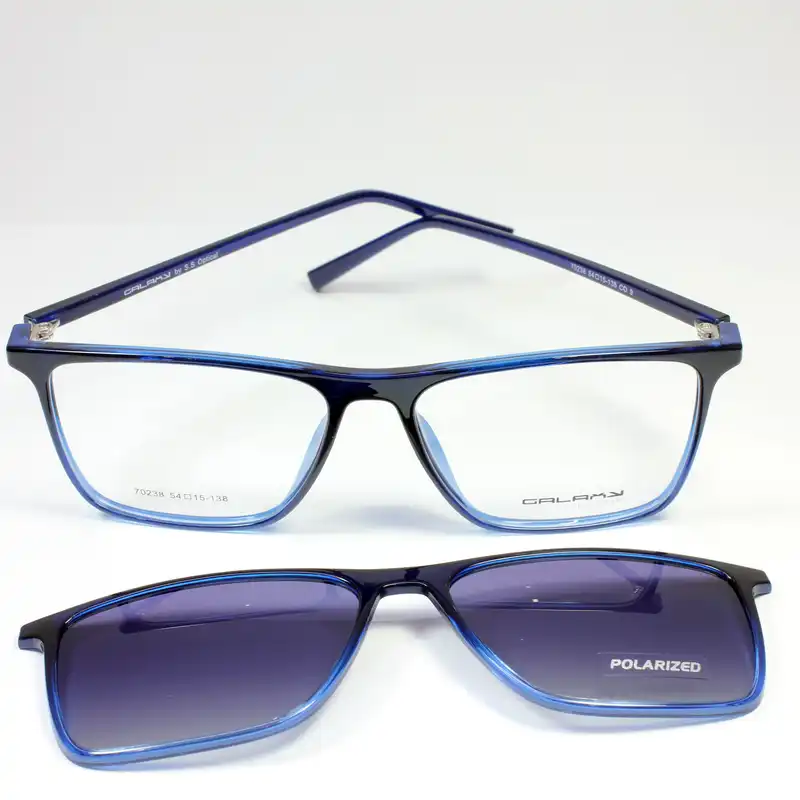 فریم عینک طبی گلکسی مدل 70238 به همراه کاور آفتابی