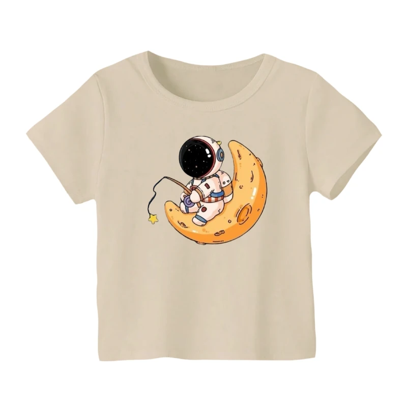 تی شرت آستین کوتاه بچگانه مدل فضانورد کد ۲۱