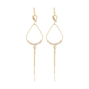 گوشواره طلا 18 عیار زنانه مایا ماهک مدل ME0903