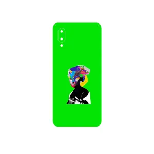 MAHOOT Collage of Women Portrait 3 Cover Sticker for Samsung Galaxy M02