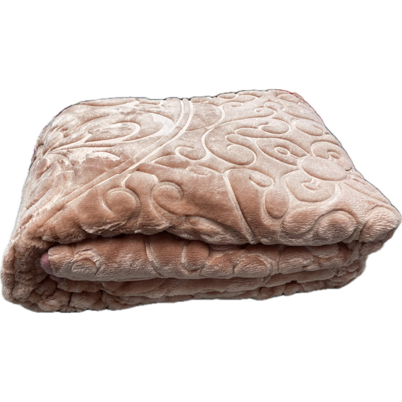 پتو گلبافت مدل آمبوس برجسته سایز 160x220 سانتی متر