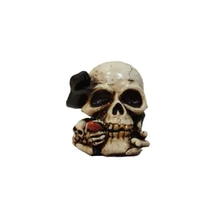 مجسمه دنیا دکوری سرمد مدل جمجمه ماردار