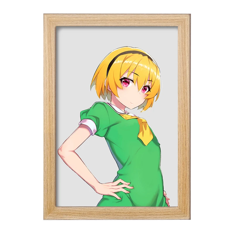 تابلو خندالو مدل ساتوکو هوجو انیمه هیگوراشی وقتی اشک می ریزد  کد 18122