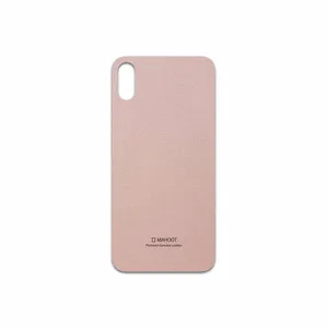 MAHOOT Rose Gold Leather Cover Sticker for Apple iPhone X