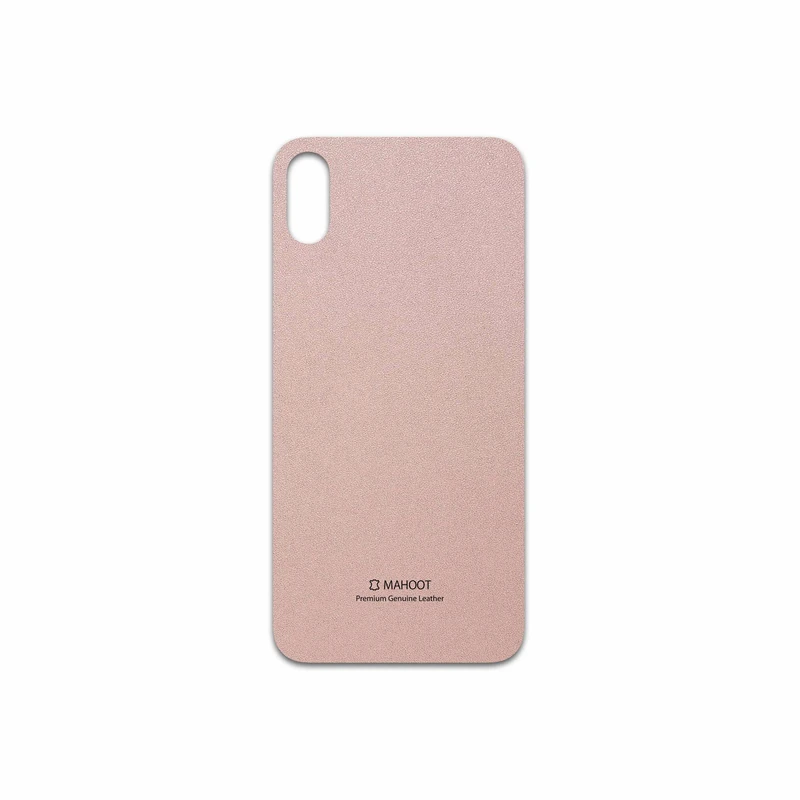 برچسب پوششی ماهوت مدل Rose Gold Leather مناسب برای گوشی موبایل اپل iPhone X