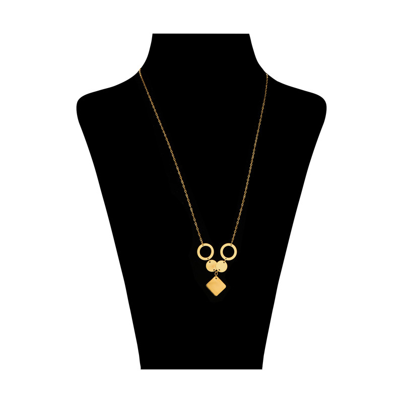 گردنبند طلا 18 عیار زنانه زرمان مدل ZMM1613