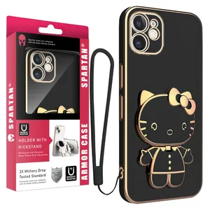 کاور اسپارتان مدل  Kitty Strap مناسب برای گوشی موبایل اپل iPhone 11 به همراه بند