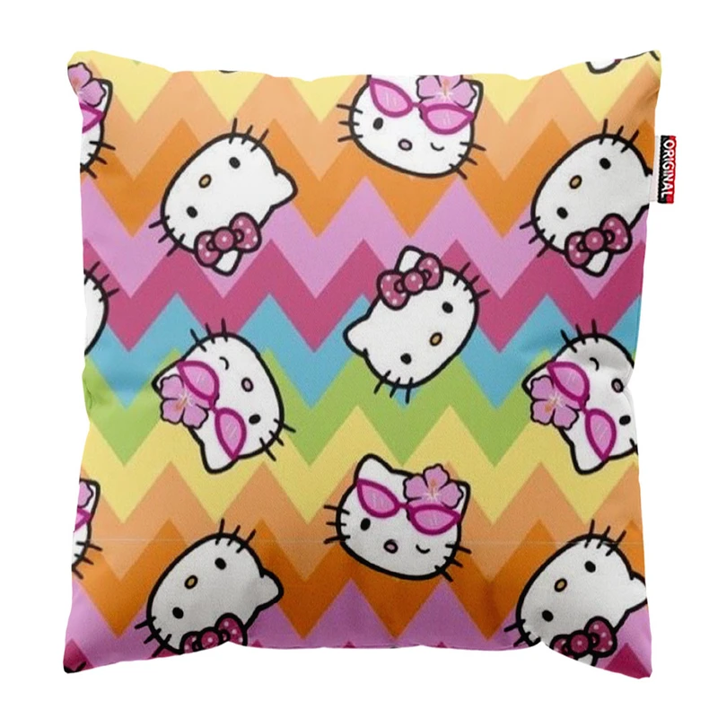 کوسن پاد آفرین طرح کیتی سایز 30*30 سانتی متر کد 674