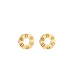 گوشواره طلا 18 عیار زنانه بان گالری مدل کارتیه لاو