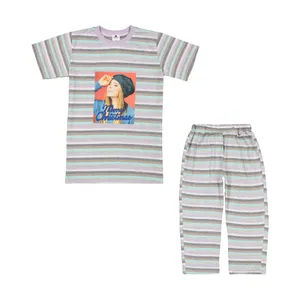 ست تی شرت و شلوارک دخترانه کیکی رایکی مدل KBB06350-059