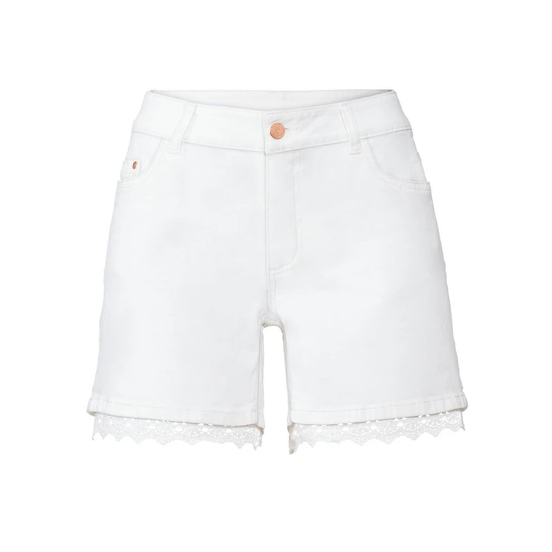 شلوارک جین زنانه اسمارا مدل گیپور کد sh2025