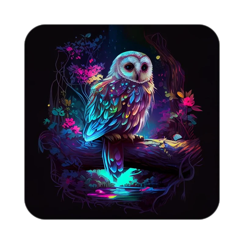 زیر لیوانی کاکتی طرح حیوانات رنگی مدل mp25926