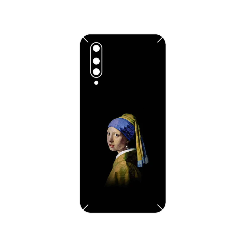 برچسب پوششی ماهوت مدل Girl with a Pearl Earring of Vermeer مناسب برای گوشی موبایل شیائومی MI 9 Lite