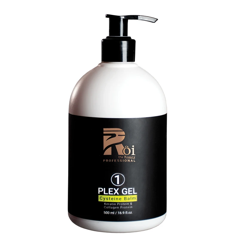 ماسک مو ترمیم کننده روآ دو بیوتی مدل  Plex Gel-1 مناسب برای موی آسیب دیده حجم 500 میلی لیتر