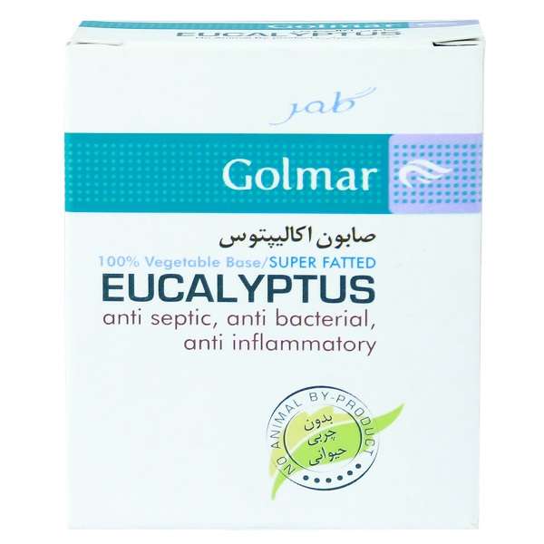 صابون ضد باکتری گلمر مدل Eucalyptus وزن 100 گرم صابون ضد باکتری گلمر مدل Eucalyptus وزن 100 گرم