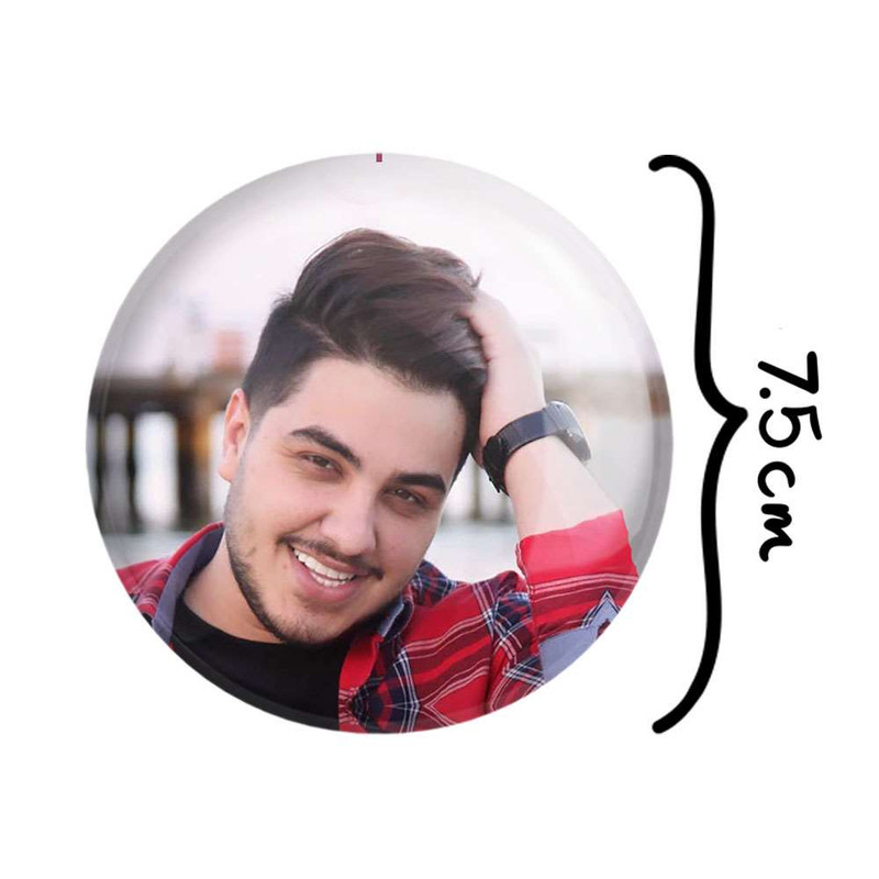 آینه جیبی خندالو طرح آرون افشار  کد 4021