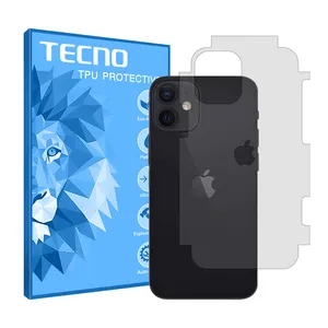Tecno HyGEL model transparent phone back protector suitable for Apple iPhone 12 mini mobile phone
