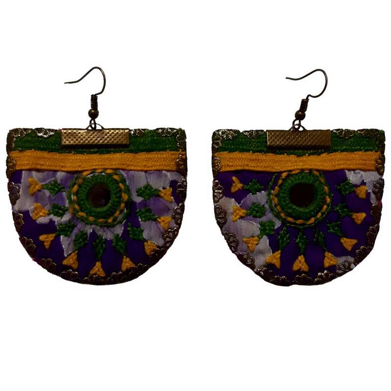 گوشواره سوزن دوزی کد B59