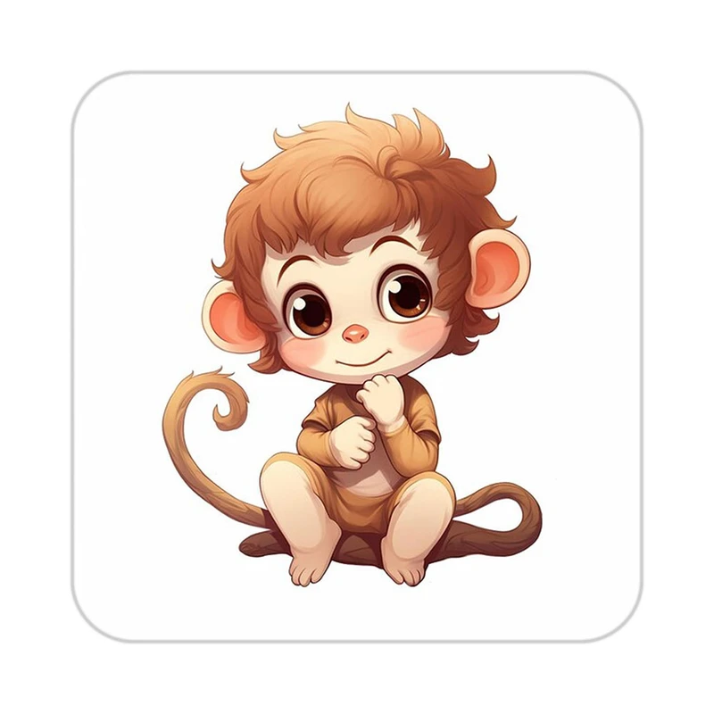 زیر لیوانی کاکتی طرح حیوانات کارتونی مدل mp28213