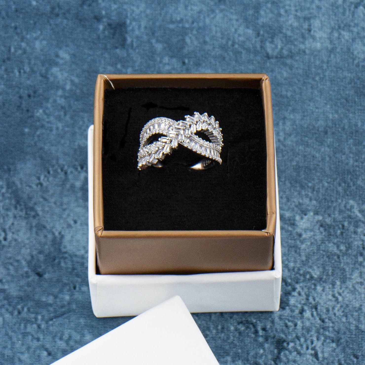 انگشتر نقره زنانه مدل AMT-R163 -  - 2