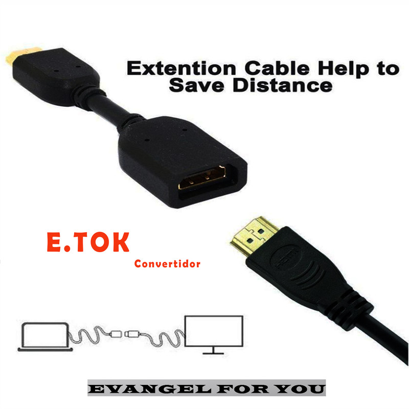 کابل افزایش طول HDMI ایتوک مدل Convertidor طول 0.1 متر