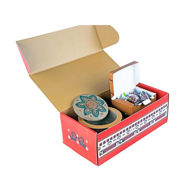 ست هدیه آرا هنر فاخر ایرانی مدل راشین شکلات خوری