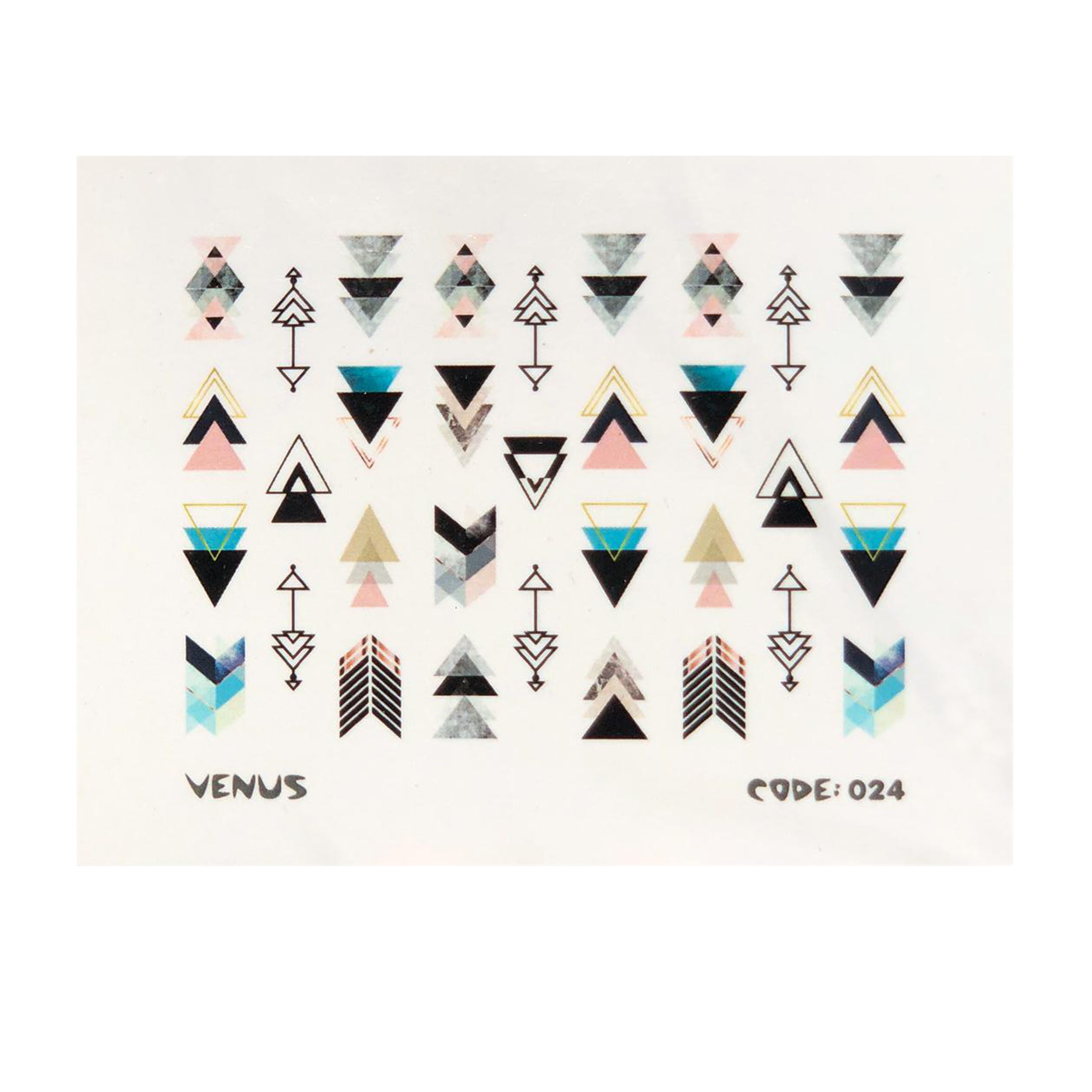 برچسب لنز ناخن مدل ونوس کد 024