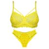 ست شورت و سوتین زنانه مدل Z811 رنگ زرد