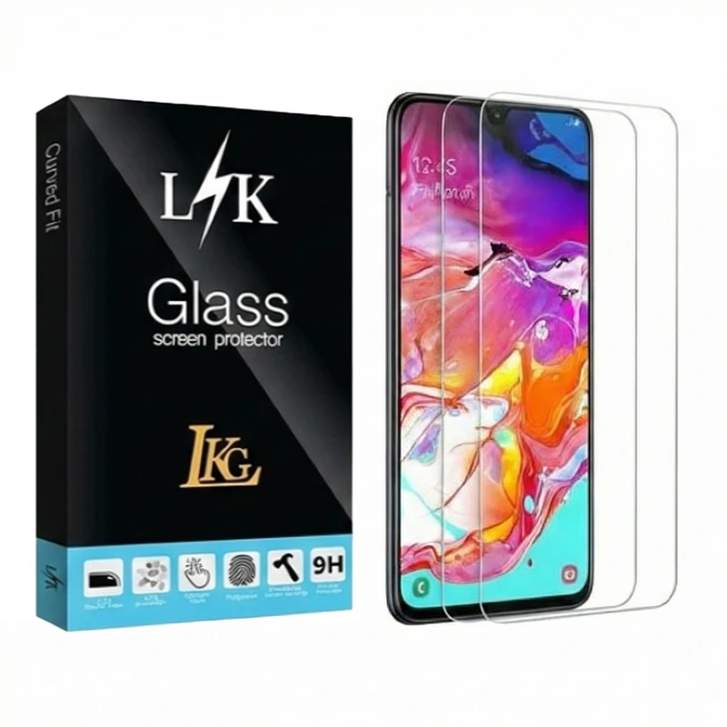 محافظ صفحه نمایش ال کا جی مدل EDGLSTW-LK مناسب برای گوشی موبایل سامسونگ Galaxy A31 بسته ۲ عددی