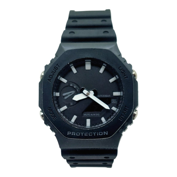 ساعت مچی عقربهای مردانه کوارتز مدل کرنومتر دار موتور پمپی GA2100