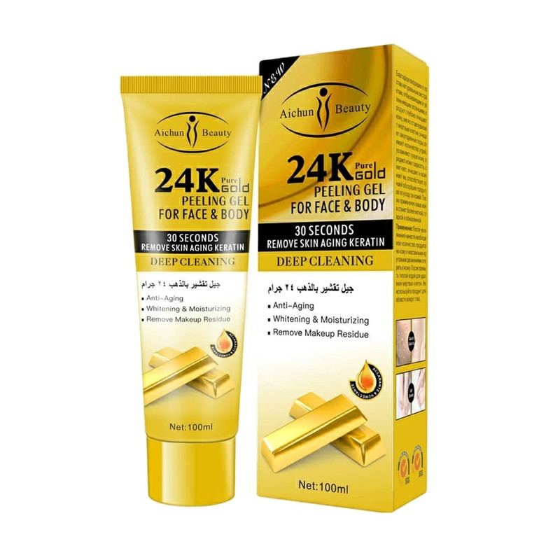 کرم لایه بردار پوست ایچون بیوتی  مدل 24k حجم 100 میلی لیتر 