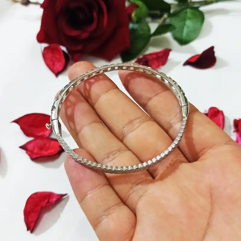 دستبند نقره زنانه مدل پرنس rzzde-0115