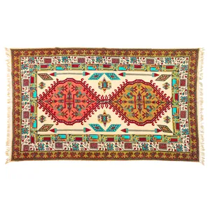 رومیزی قلمکار طرح گلیم
