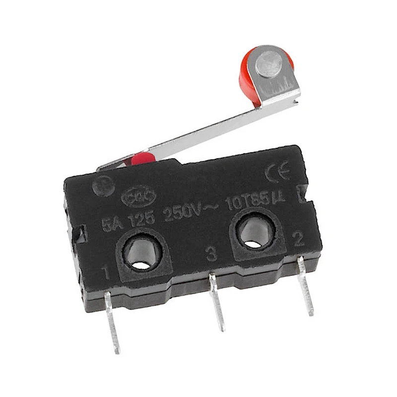 میکرو سوئیچ اهرم دار مدل 5A-250V-KW11.3Z