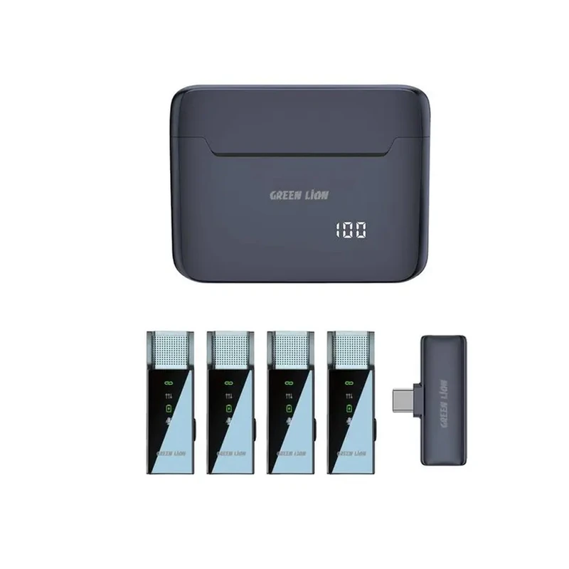 ست میکروفن بی سیم گرین لاین مدل 4IN1 TYPE-C