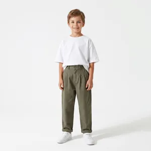 Boys' Plain Linen Trousers Code 1174