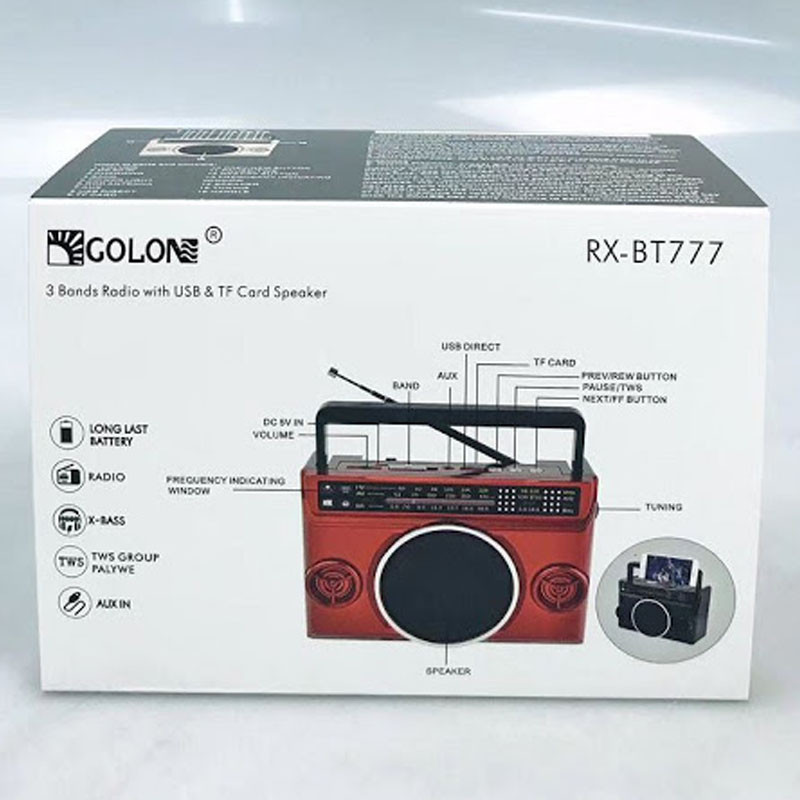 رادیو گولون مدل RX-BT777S