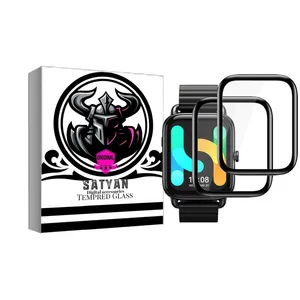  محافظ صفحه نمایش ساتیان گلس مدل PMMA مناسب برای ساعت هوشمند شیائومی Mi Watch Lite بسته دوعددی
