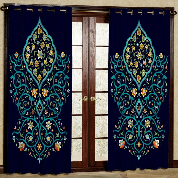 پرده مدل پانچی کد 5284 سایز 280x140 سانتی متر