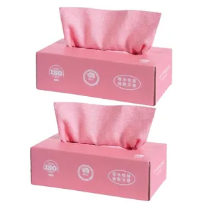 دستمال نظافت خانه و آشپزخانه میکروفایبر مدل جعبه ای بسته 2 عددی