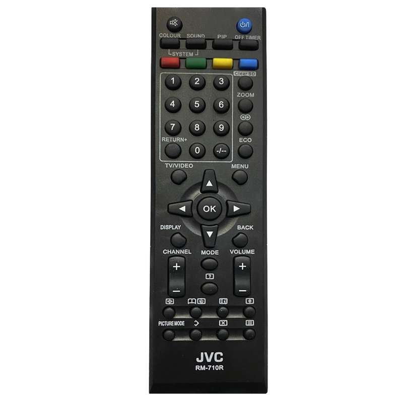 ریموت کنترل تلویزیون جی وی سی مدل RM-710R