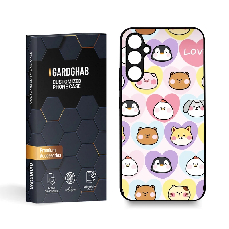 کاور گارد قاب مدل دورژله ای فانتزی مناسب برای گوشی موبایل سامسونگ Galaxy A34