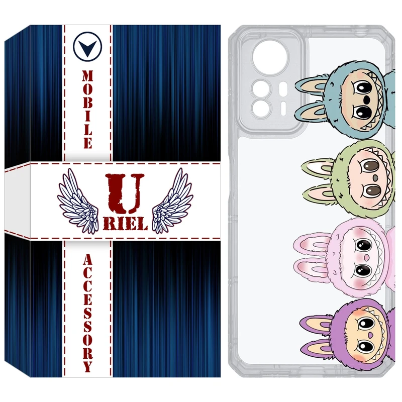 کاور یوریل مدل Clear کد 101 طرح لبوبو مناسب برای گوشی موبایل شیائومی Redmi Note 12S