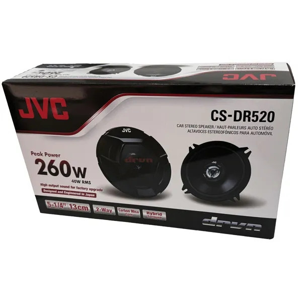 اسپیکر خودرو جی وی سی مدل CS-DR520 سایز 5 اینچ بسته دو عددی