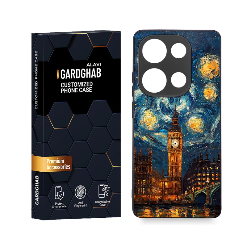 کاور گارد قاب علوی مدل دور ژله ای مناسب برای گوشی موبایل شیائومی Redmi Note 13 Pro 4G