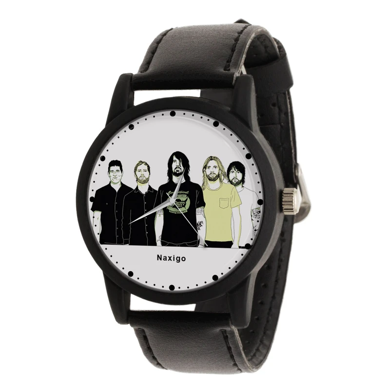 ساعت مچی عقربه ای ناکسیگو مدل Foo Fighters کد LF14230